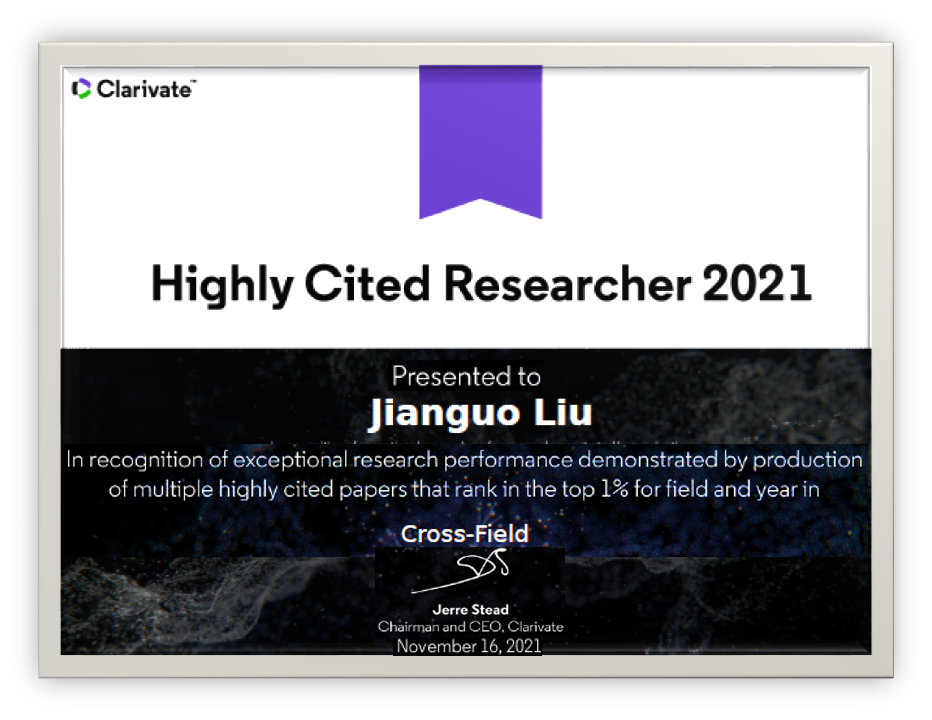 Highly Cited Researcher 2021